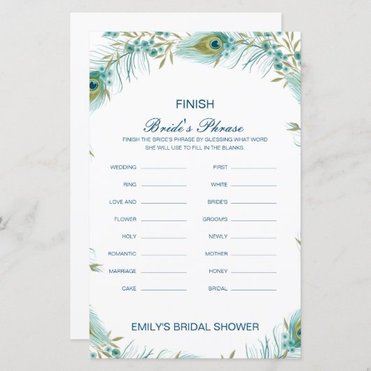 Editable Finish Bride and Groom's Phrase Bridal (Voorkant / Achterkant)