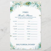 Editable Finish Bride and Groom's Phrase Bridal (Voorkant)