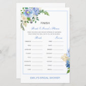 Editable Finish Bride and Groom's Phrase Bridal (Voorkant / Achterkant)