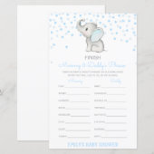 Editable Finish Mam and Dad's Phrase Baby shower (Voorkant / Achterkant)