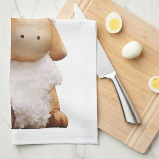 Editable Fleece Navidad Theedoek (Quarter Fold)