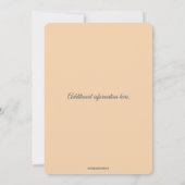 Editable Flowers and Swirls Kaart (Achterkant)