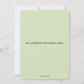 Editable Flowers in a Bucket Kaart (Achterkant)