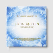 Editable Funeral Guest Book Gastenboek (Voorkant)