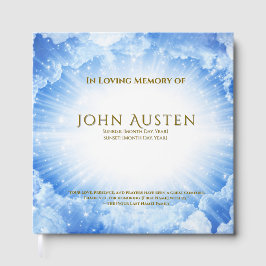 Editable Funeral Guest Book Gastenboek