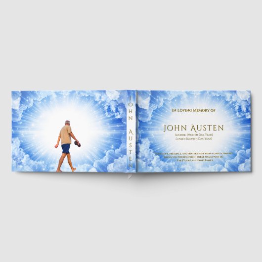 Editable Funeral Guest Book Gastenboek (Volledig)