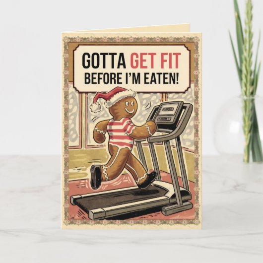 EDITABLE  Funny Christmas Kaart (Voorkant)