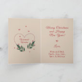 EDITABLE Funny Christmas Kaart (Binnen)