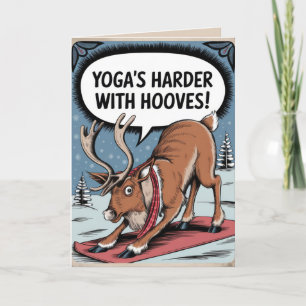 EDITABLE Funny Christmas Kaart