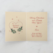 EDITABLE  Funny Christmas Kaart (Binnen)