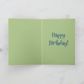 Editable Funny Old People Birthday Kaart (Binnen)