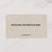 Editable Funny Retirement Visitekaartje (Achterkant)