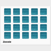 Editable Gentle Rain Product Vierkante Sticker (Vel)