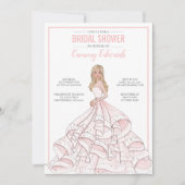 Editable Glam Bride Vrijgezellenfeest Kaart (Voorkant)