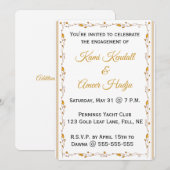 Editable Gold Leaf Vine  Kaart (Voorkant / Achterkant)