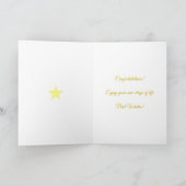 Editable Golden Gefeliciteerd Shine Bright Kaart (Binnen)