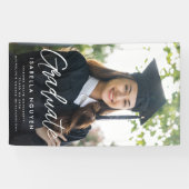Editable Graduation Sign, Add Your Photo Banner (Horizontaal)