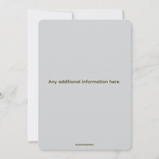 Editable Gramophone and Bunting Kaart (Achterkant)