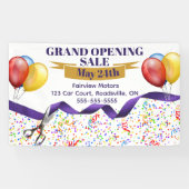 Editable Grand Opening Sale Spandoek (Horizontaal)