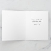 Editable Greeting and Age | 3 Fotodag Kaart (Binnen)