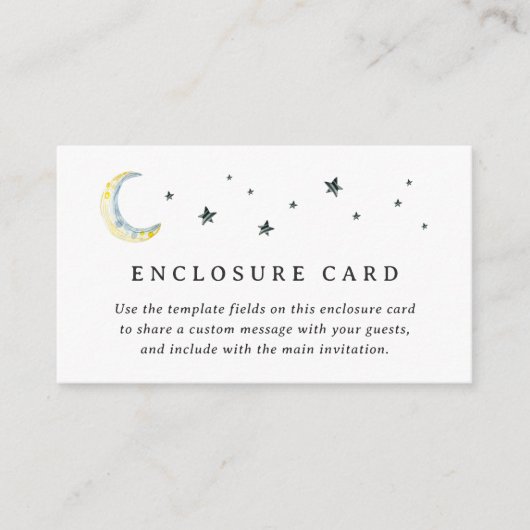 Editable Halloween Baby Shower Enclosure Card Informatiekaartje (Voorkant)