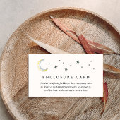 Editable Halloween Baby Shower Enclosure Card Informatiekaartje