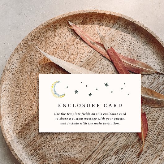 Editable Halloween Baby Shower Enclosure Card Informatiekaartje