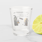Editable Halloween Glass: ‘Happy Halloween" Shot Glas (Achterkant)