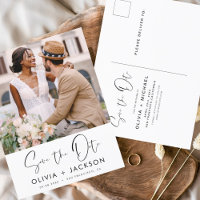 Editable Hand Lettered White sparen de Foto van de