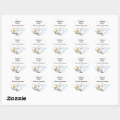 Editable Happy Beehive Rustic Honey Ronde Sticker (Vel)