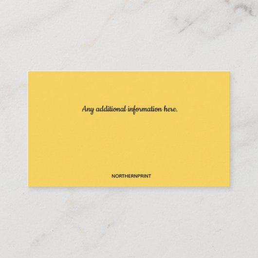 Editable Hay Bale Visitekaartje (Achterkant)