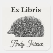 Editable Hedegel Bookplate Sticker (Voorkant)