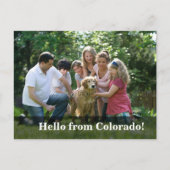 Editable Hello Neighbor, New Address, intro Aankondigingskaart (Voorkant)