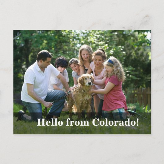 Editable Hello Neighbor, New Address, intro Aankondigingskaart (Voorkant)