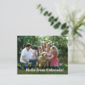 Editable Hello Neighbor, New Address, intro Aankondigingskaart (Staand voorkant)