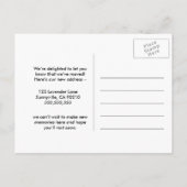 Editable "Hello Neighbor" Postcard | New Address, Aankondigingskaart (Achterkant)