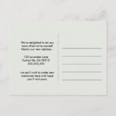 Editable "Hello Neighbor" Postcard | New Address,  Aankondigingskaart (Achterkant)