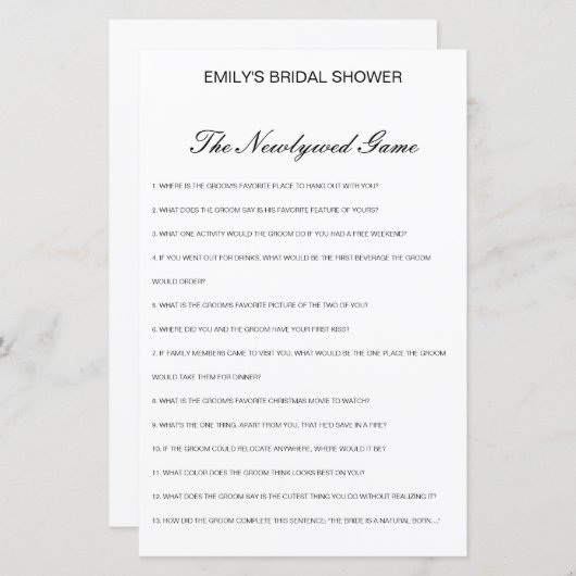 Editable het spel van de Pas getrouwd, dat paar ke (Voorkant / Achterkant)