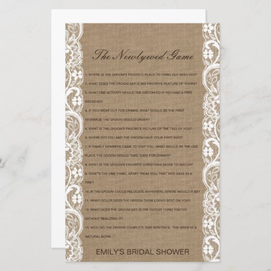 Editable het spel van de Pas getrouwd, dat paar ke (Voorkant / Achterkant)