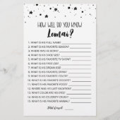 Editable Hoe goed ken je de jongen van de verjaard (Voorkant)