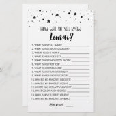 Editable Hoe goed ken je de jongen van de verjaard (Voorkant / Achterkant)