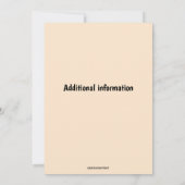 Editable Hoedown Shindig Land Westerne verjaardag Kaart (Achterkant)