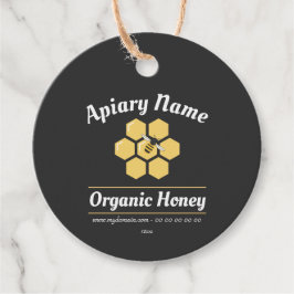 Editable Honey Jar Label voor de imker