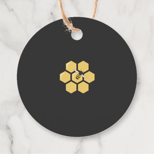 Editable Honey Jar Label voor de imker (Achterkant)