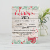 Editable Hot Cocaca, kerstfeest Kaart (Staand voorkant)