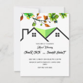 Editable House Warming Invitation, House Warming P Notitiekaartje (Voorkant)