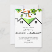 Editable House Warming Invitation, House Warming P RSVP Kaartje (Voorkant)