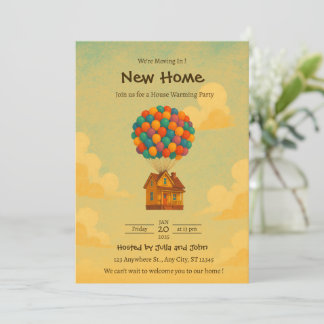 Editable Housewarming Invitation Kaart