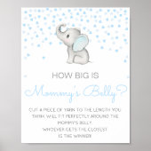 Editable How Big is Mams Belly Game Poster (Voorkant)