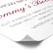 Editable How Big is Mams Belly Game Poster (Hoek)